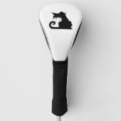 Grumpige kat golfheadcover (Voorkant)