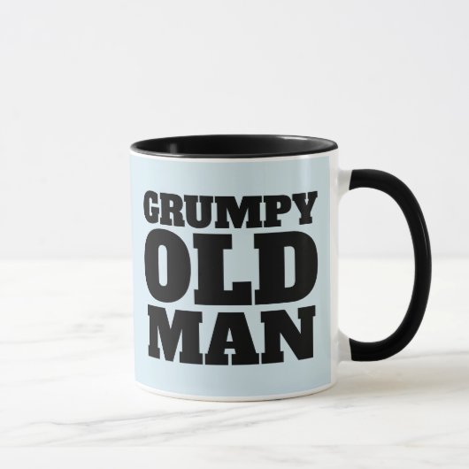 GRUMPING VIEUX HOMME CAFÉ MUG (Droite)