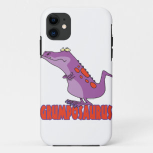 Grumposaurus Grumpy DInosaur Dino iPhone 11 Hoesje