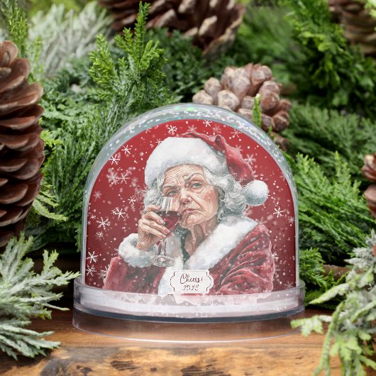 Grumpy Aging Female Friend Snow Globe (Hiver)
