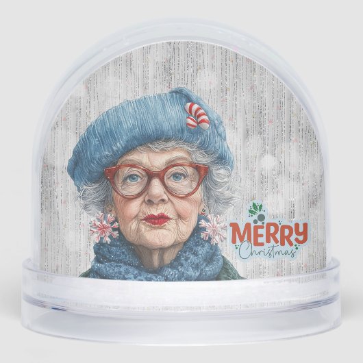 Grumpy Aging Female Friend Snow Globe (Avant)