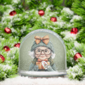 Grumpy Aging Female Friend Snow Globe (Noël)