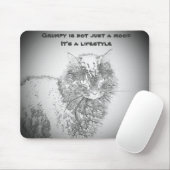 Grumpy Angel lifestyle Kat-muispad Muismat (Met muis)