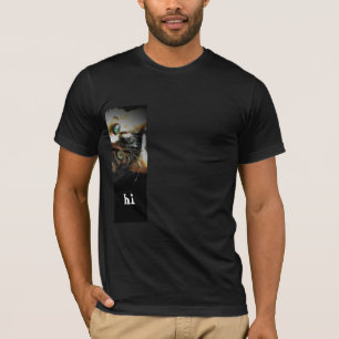 Grumpy Angel zegt "hi sideways" T-shirt