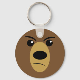 Grumpy Beer Face Sleutelhanger