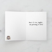 Grumpy Birds Funny Jubileum Kaart Sarcasme (Binnen)