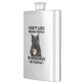 Grumpy Black Cat Flacon (Links)