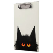 Grumpy Black Cat Klembord (Links)