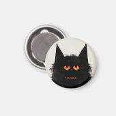 Grumpy Black Cat Magneet (Voorkant / Achterkant)