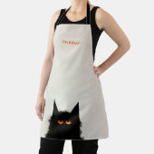 Grumpy Black Cat Schort (Insitu)