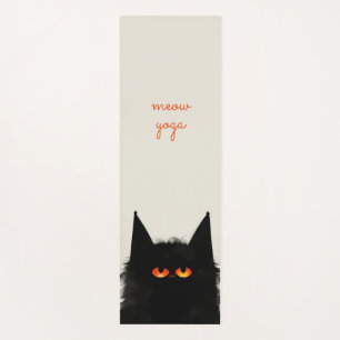 Grumpy Black Cat Yogamat