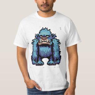 Grumpy Blue Sasquatch Variante 2 T-shirt