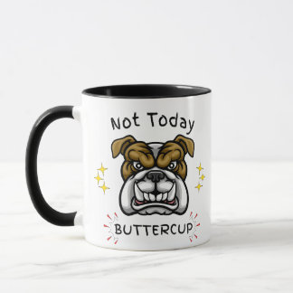 Grumpy Bulldog Cup, Dog Lover Gift Idea, Pet Humor Mok