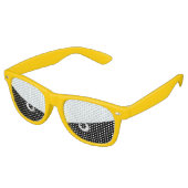 Grumpy Carton Comic Eyes Party zonnebril (Gekanteld)