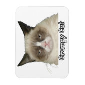 Grumpy Cat 3x4 flexibele magneet (Verticaal)