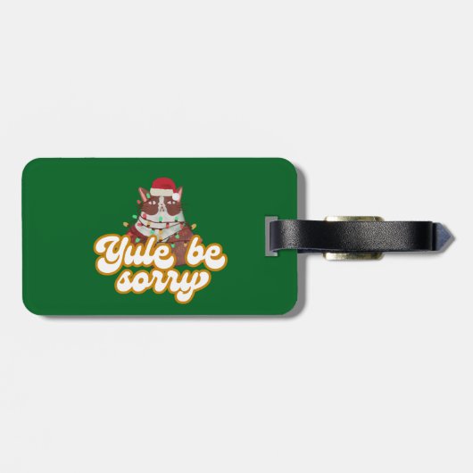 Grumpy Cat Bagagelabel (Achterkant horizontaal)