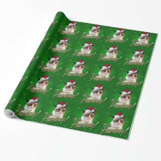 Grumpy Cat Bah Humbug Wrapping Paper Cadeaupapier