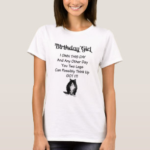 Grumpy Cat Birthday Girl T-Shirt