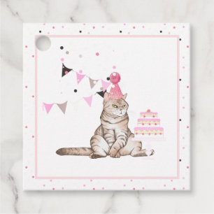 Grumpy Cat Birthday Party Favor Tags Bedankjes Labels