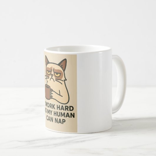 Grumpy Cat Café Mug (Devant droit)