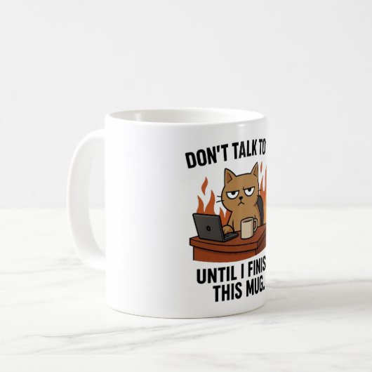 Grumpy Cat Café Mug (Devant gauche)