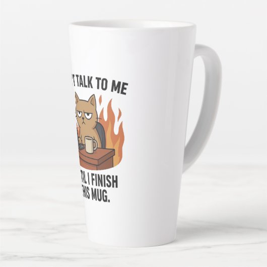 Grumpy Cat Café Mug (Angle droit)