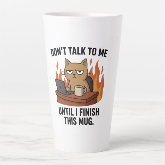 Grumpy Cat Café Mug (Devant)