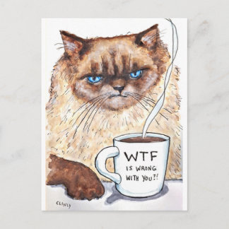 Grumpy Cat card Feestdagenkaart