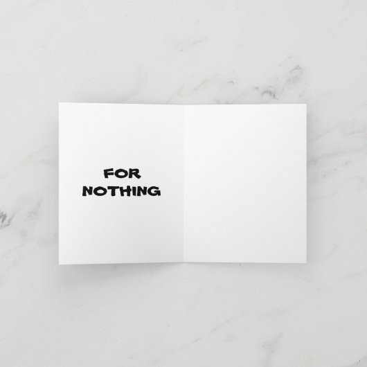 Grumpy Cat™ Carte de remerciements (Intérieur)