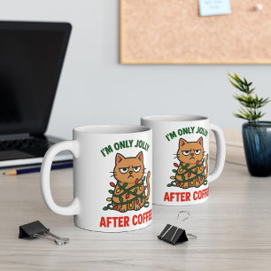 Grumpy Cat Christmas Mug   Jolly Après Café