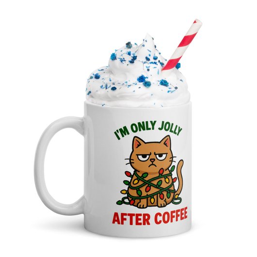 Grumpy Cat Christmas Mug | Jolly Après Café, Dra