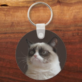 Grumpy Cat - de Sleutelhanger van de Grumpy Stare (Voorkant)