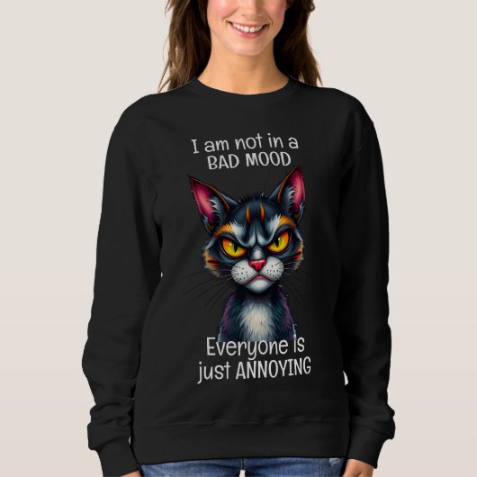 Grumpy Cat Grappig Quote Trui (Voorkant)