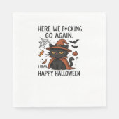 Grumpy Cat Halloween Classic T-shirt Servet (Voorkant)