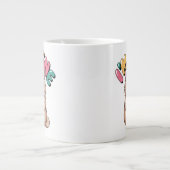 Grumpy Cat "I'm Fine" Funny Cartoon Shirt Extra Grote Beker (Voorkant)