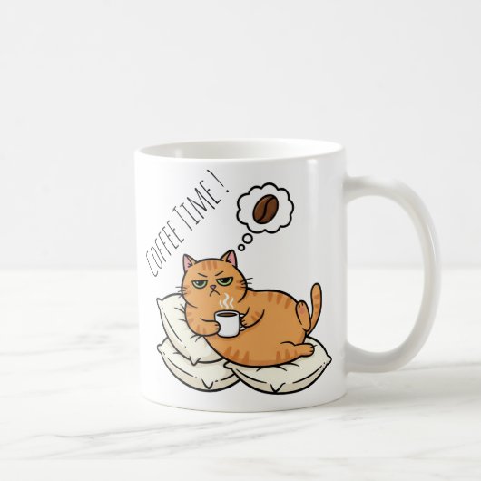 Grumpy Cat Koffietijd Keramische Mok (Rechts)