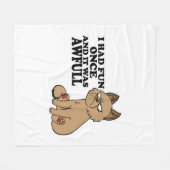 Grumpy Cat - Meme Grappige Kat - Plezier Fleece Deken (Voorkant (Horizontaal))