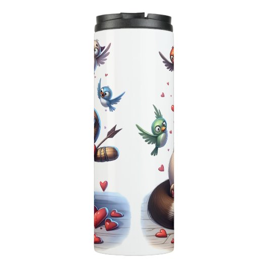 Grumpy Cat met Voodoo Doll Thermosbeker (Achterkant)