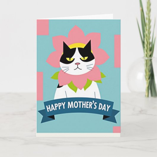 Grumpy Cat Mothers Day Card Kaart (Voorkant)