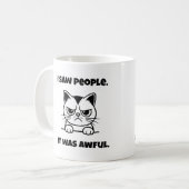 Grumpy Cat Mug – Anti-Social Funny Gift (Devant gauche)