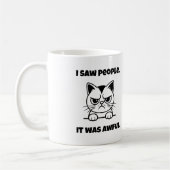 Grumpy Cat Mug – Anti-Social Funny Gift (Gauche)