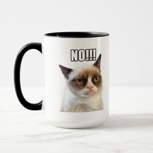 Grumpy Cat™ NEE!! Mok (Links)