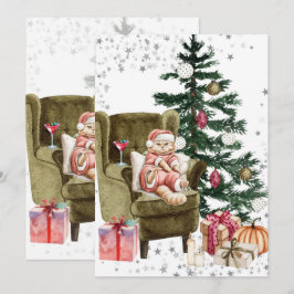 Grumpy Cat Paar Kerst Kaarten