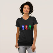 Grumpy Cat Pop Art T-shirt (Voorkant volledig)