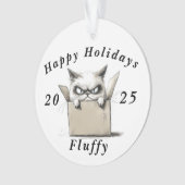 Grumpy Cat sarcastique Joyeuses fêtes Noël (devant)