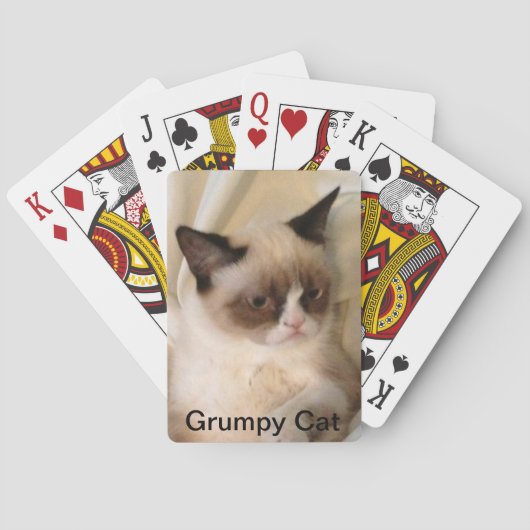 Grumpy Cat-speelkaarten Pokerkaarten (Achterkant)