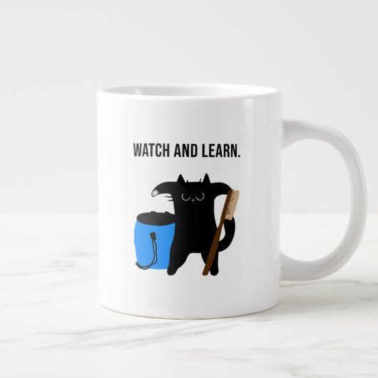 Grumpy Cat Teaches Climbing Collection Extra Grote Beker (Rechts)