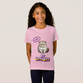 Grumpy Cat "YAY! I'm Unique" Funny Kids T-Shirt (Devant entier)