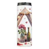 Grumpy Cats in een hangmat Thermosbeker (Achterkant)