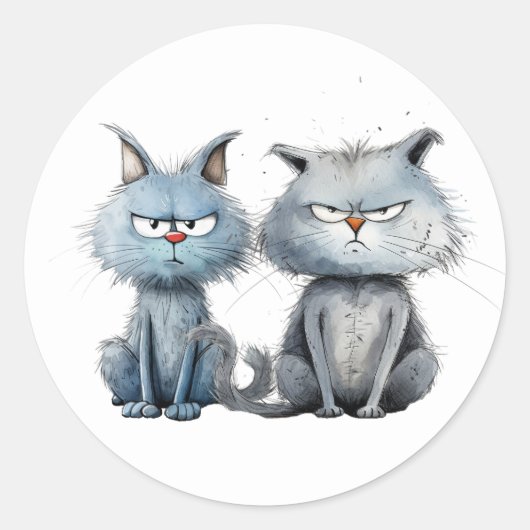 Grumpy Cats Stickers (Voorkant)